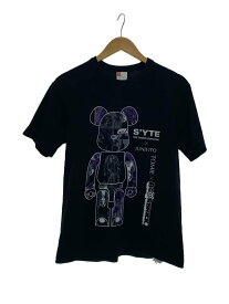 【中古】YOHJI YAMAMOTO◆Tシャツ/2/コットン/BLK/×JUNJI ITO/×BEARBRICK/富江【メンズウェア】