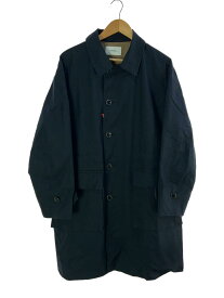 【中古】JOHN BULL◆ステンカラーコート/M/コットン/BLK/16717【メンズウェア】