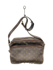 【中古】LOUIS VUITTON◆ナイル_モノグラム・キャンバス_BRW/PVC/BRW【バッグ】