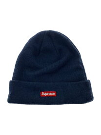 【中古】Supreme◆ニットキャップ/--/アクリル/NVY/無地/メンズ【服飾雑貨他】