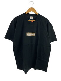 【中古】Supreme◆Burberry Box Logo Tee/Tシャツ/XL/コットン/BLK【メンズウェア】