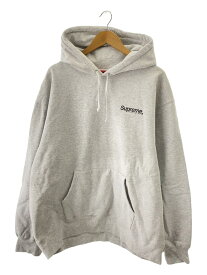 【中古】Supreme◆23SS/Worldwide Hooded Sweatshirt/パーカー/XXL/コットン/GRY【メンズウェア】