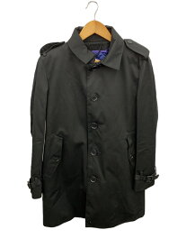 【中古】Paul Smith◆ステンカラーコート/M/ポリエステル/BLK/無地/PL-KS-31290【メンズウェア】