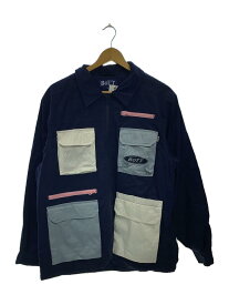 【中古】BoTT◆22AW/Multi Pocket Jacket/L/コットン/NVY/223BOTT08【メンズウェア】