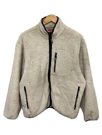 【中古】Supreme◆フリースジャケット/S/ポリエステル/BEG【メンズウェア】