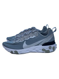 【中古】NIKE◆NIKE/REACT ELEMENT 55/リアクトエレメント/グレー/BQ6166-007/27.5cm/GRY/【シューズ】