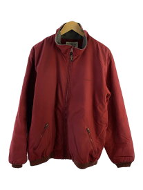 【中古】L.L.Bean◆ウォームアップフリースジャケット/ナイロンジャケット/L/ナイロン/RED【メンズウェア】