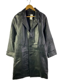 【中古】ZARA◆コート/XS/レザー/BLK/steven meisel【レディースウェア】