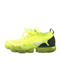 【中古】NIKE◆AIR VAPORMAX FLYKNIT 2/エアベイパーマックスフライニット/イエロー/942842-700/27【シューズ】