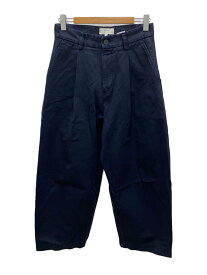 【中古】STUDIO NICHOLSON◆21AW/BRIDGES VOLUME PANTS/M/コットン/NVY/51-10-721014【メンズウェア】