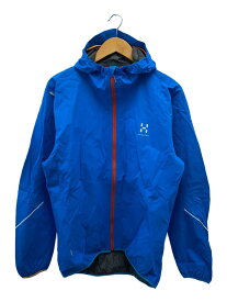 【中古】HAGLOFS◆マウンテンパーカ/M/ポリエステル/BLU/ブルー/青/無地/602501/ホグロフス【メンズウェア】