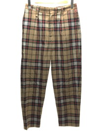 【中古】MONKEY TIME◆TW TRO TARTAN WIDE 1P PANTS/ワイドパンツ//M/チェック/8314-199-0552【メンズウェア】