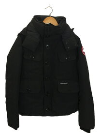 【中古】CANADA GOOSE◆Russell Parka/ダウンジャケット/S/ポリエステル/BLK/無地/2301JM【メンズウェア】