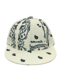 【中古】THE WORLD IS YOURS◆Paisley Classic Cap/ホワイト/メンズ/4AW21-ML-CAPA-DL//【服飾雑貨他】