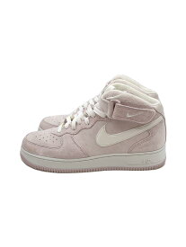 【中古】NIKE◆AIR FORCE 1 MID_エア フォース 1 ミッド/27cm/PNK/スウェード【シューズ】