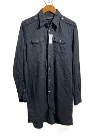 【中古】DIET BUTCHER SLIM SKIN◆長袖シャツ/2/コットン/BLK/? NULL ?【メンズウェア】