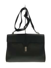 【中古】CELINE◆ショルダーバッグ/195533CR4/スムースカーフスキン/BLK/ショルダーストラップ【バッグ】