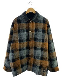 【中古】PENDLETON◆ジャケット/XL/ポリエステル/BRW/チェック/【メンズウェア】