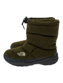 【中古】THE NORTH FACE◆Nuptse Bootie Wool/防寒ブーツ/27cm/カーキ/ヌプシブーティーウール/NF51485【シューズ】