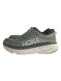 【中古】HOKA ONE ONE◆ローカットスニーカー/26cm/GRY/M BONDAI 7/1110518//ボンダイ【シューズ】