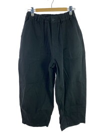 【中古】HARVESTY◆CIRCUS FATIGUE PANTS/UNISEX/サーカスパンツ/ストレートパンツ/2/コットン/BLK//【メンズウェア】