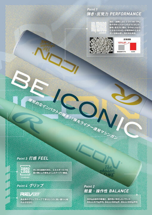 楽天市場】【2026年2月発売】ローリングス ICON 85cm/690g 84cm/680g 