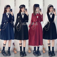 学生服 女子セーラー服 長袖 半袖シャツ 膝丈 　ミモレ丈プリーツスカート JK制服 スクールウェア 学園服…