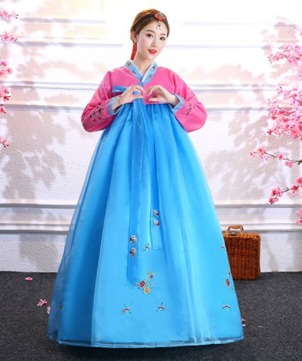 楽天市場】韓服 チマチョゴリ 韓国民族衣裳 舞台 ステージ ダンス 衣装  