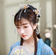 中国風アアクセサリー髪飾り/古代宮廷王女皇后用/唐装漢服グッズ道具ウエディング/中華舞台/撮影結婚式グ…