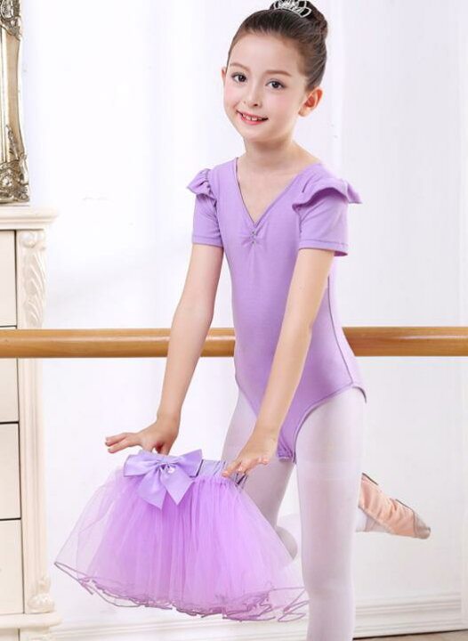 楽天市場】子供バレエダンス衣装二点セット レオタード＋チュール 