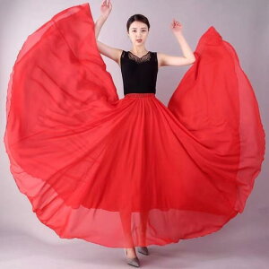 Ќ_Xߑ720°L_XXJ[g80cm/85cm/90cm/95cm/100cm fB[X l WjA VtH񖇏d OXJ[g 傫 _ c ÓT_X oG e _X K