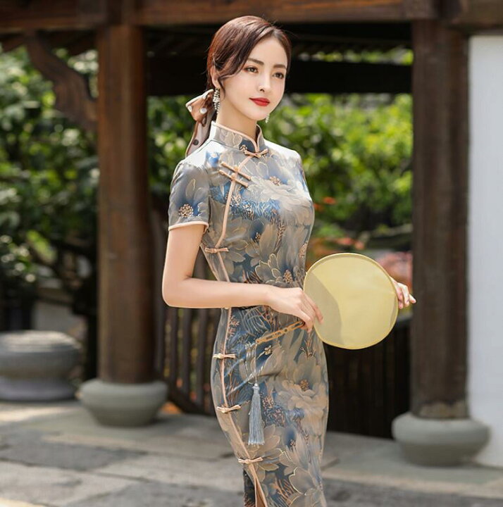 チャイナドレス 結婚式 ウェディングドレス レトロ チャイナ服 新作 刺繍 パーテイ衣装 撮影用 大きいサイズ チャイナドレス 結婚式 ウェディングドレス レトロ チャイナ服 新作 刺繍 パーテイ衣装 撮影用 大きいサイズ