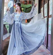 唐装漢服/中華服舞台服装/古典美人服　華流ステージコスプレ衣装/中国古代宮廷風コスプレ衣装/学園祭パー…