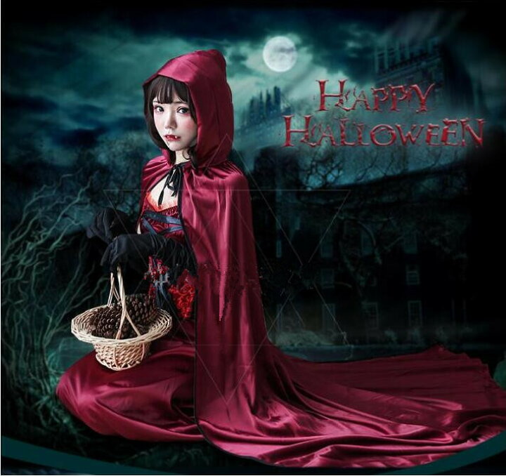 楽天市場 ハロウィンコスプレ衣装 魔女ロングワンピース マント 赤ずきんキャラクターコスプレ 吸血鬼バンパイア ヴァンパイア巫女コスプレ衣装 お嬢様コスチューム ステージ衣装 仮装 悪魔ハロウィン衣装 純の洋服屋さん
