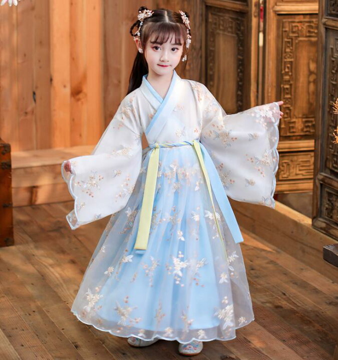 楽天市場】子供舞台ステージ衣装 女の子漢服唐装 子供中華服 女児  
