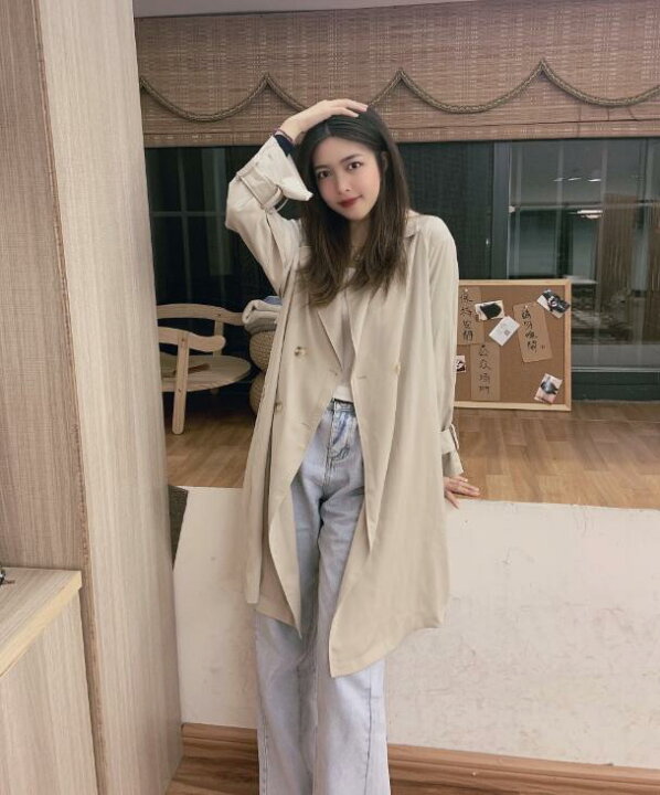 楽天市場 春アウター レディース ロングトレンチコート 裏地なし薄め 春夏コート 羽織 無地 シンプル 大人ロングアウター スプリングコート ソフト ドレープ エレガント オフホワイト ブラック 送料無料 純の洋服屋さん