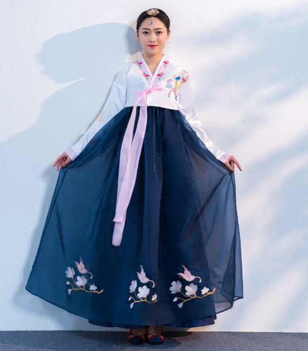 楽天市場】チマチョゴリ レディース韓服 二点セット 韓国風古典ダンス 