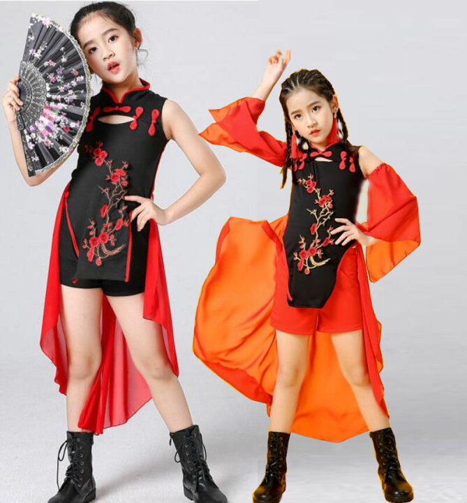 楽天市場 子供チャイナドレス 中国風ダンス衣装 キッズ 女の子 チャイナ服 中華舞台ステージ衣装 モデルショー ジャズ ヒップホップ ダンスウェア チャイナドレス ショートパンツ フレア袖カバー 後ろ長い 学園祭 発表会 中華風 古典 ダンス 衣装 梅花 刺繍 黒 赤110 楽天市場 子供チャイナドレス 中国風ダンス衣装 キッズ 女の子 チャイナ服 中華舞台ステージ衣装 モデルショー ジャズ ヒップホップ ダンスウェア チャイナドレス ショートパンツ フレア袖カバー 後ろ長い 学園祭 発表会 中華風 古典 ダンス 衣装 梅花 刺繍 黒 赤110