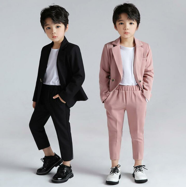 楽天市場】スーツ 子供用 2点/ 3点セットアップ キッズスーツセット  