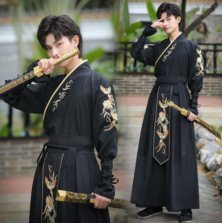 楽天市場 チャイナ服 中華コスプレ衣装 メンズ漢服 男性 大人中華服 唐装 上下セットアップ おしゃれ チャイナ衣装 黒に金フェニックス刺しゅう 中国古代伝統漢服 武術服 カンフー衣装 華流舞台ステージ 撮影衣装 華やか 華服 美少年 ハロウィンコスプレ 仮装 変装 S 楽天市場 チャイナ服 中華コスプレ衣装 メンズ漢服 男性 大人中華服 唐装 上下セットアップ おしゃれ チャイナ衣装 黒に金フェニックス刺しゅう 中国古代伝統漢服 武術服 カンフー衣装 華流舞台ステージ 撮影衣装 華やか 華服 美少年 ハロウィンコスプレ 仮装 変装 S