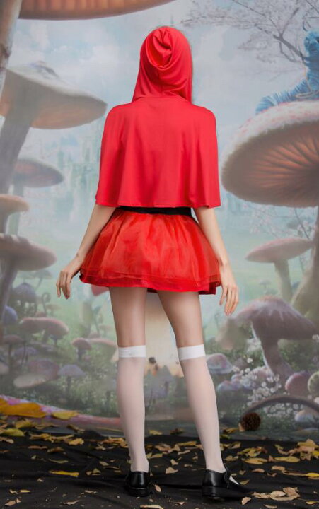 楽天市場】ハロウィンコスプレ衣装 レディース 赤ずきんちゃん 魔女 