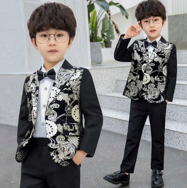 楽天市場】スーツ 子供服 キッズ 男の子 スーツ3点セット 4点セット 