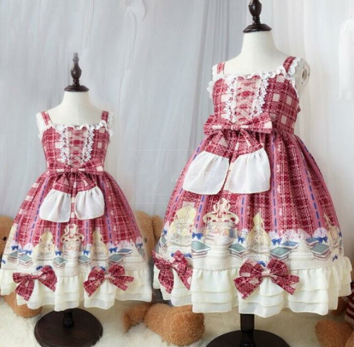 楽天市場】子供ワンピース ロリータドレス 髪飾り付きロリータ  