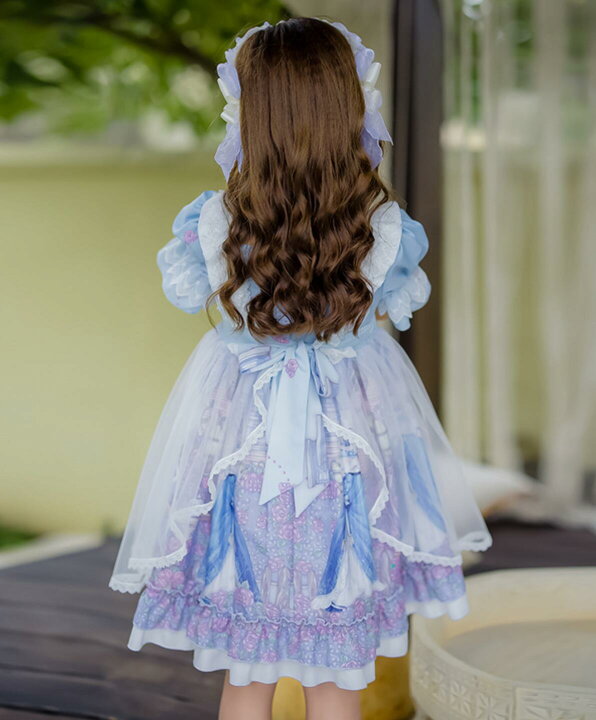 楽天市場】子供 ロリータ ワンピース 半袖 長袖 お姫様 ゴスロリ  