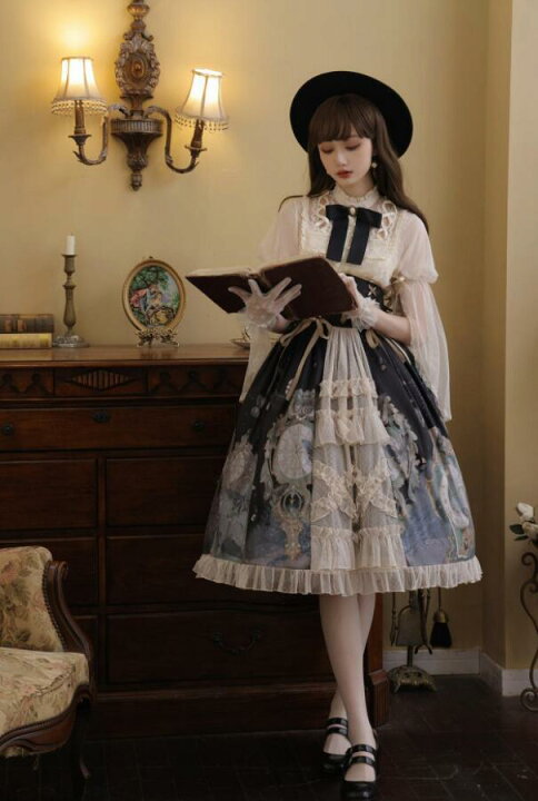 楽天市場】お姫系ロリータ服 ゴスロリ ロリータファッション 姫袖 立ち 
