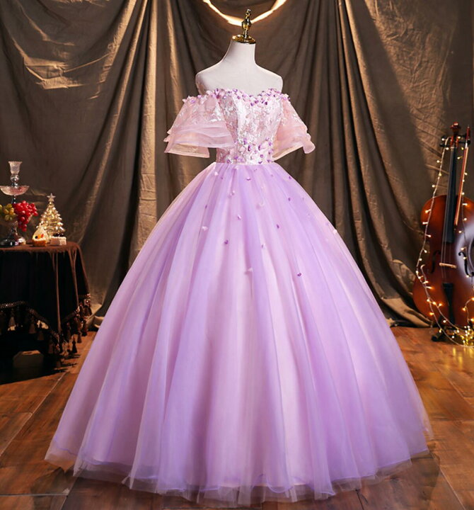 楽天市場】パーティー ドレス ロング丈 マキシ丈 カラードレス オフ  