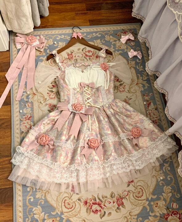 楽天市場】ワンピース ゴスロリ ロリータワンピース ジャンパー  