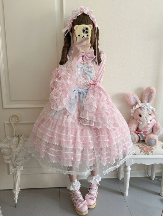 楽天市場】ロリータ ジャンパースカート Lolita ロリータ ワンピース 