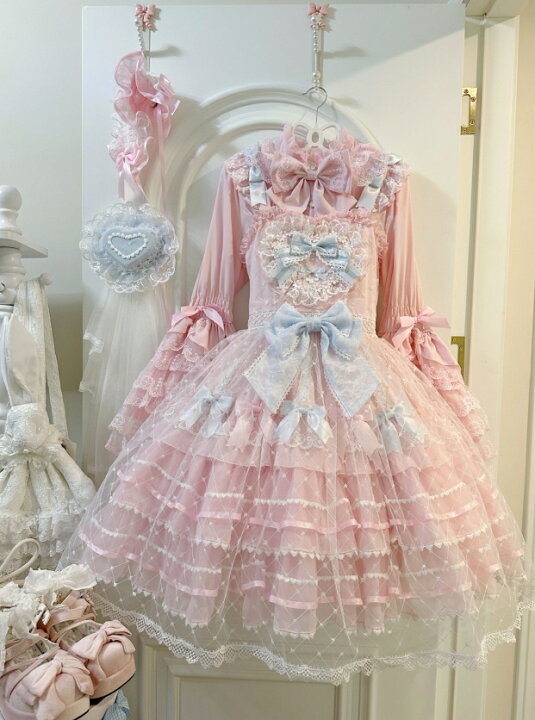 楽天市場】ロリータ ジャンパースカート Lolita ロリータ ワンピース 
