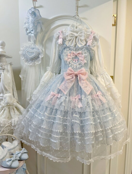 楽天市場】ロリータ ジャンパースカート Lolita ロリータ ワンピース 